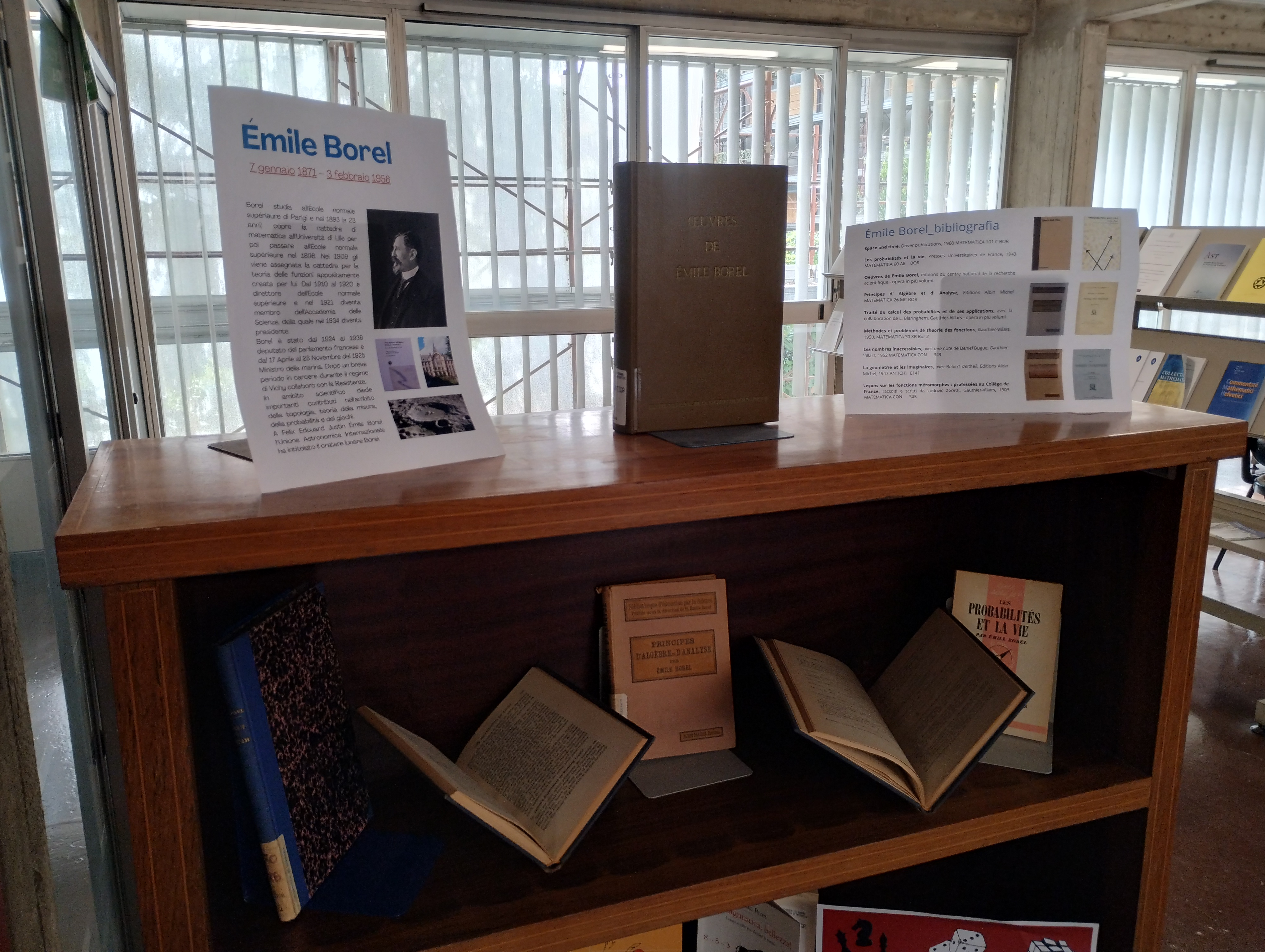 Émile Borel: i libri del celebre matematico francese in una bibliografia a cura della Biblioteca