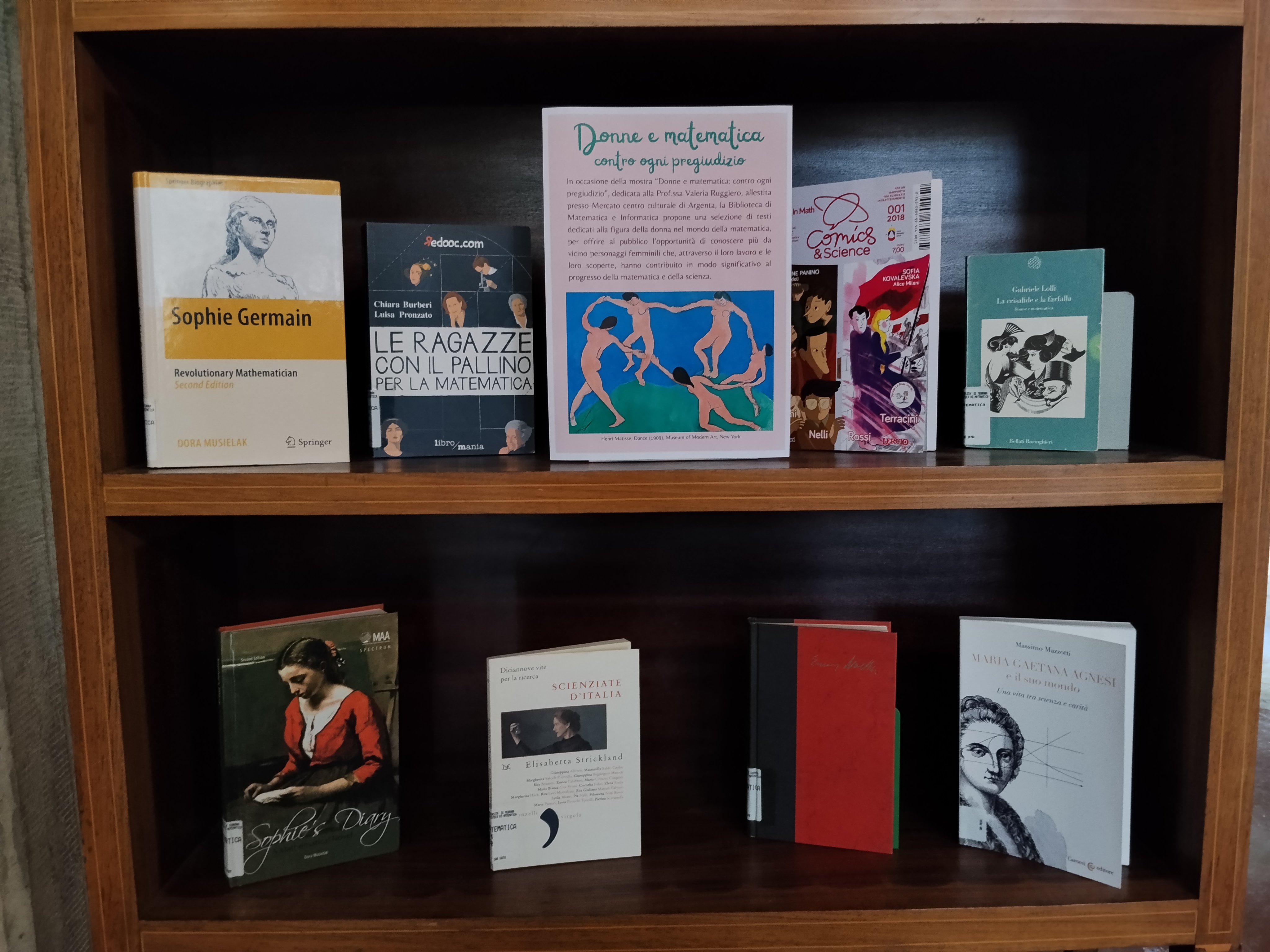 Donne e matematica: una bibliografia in occasione della mostra dedicata alla prof.ssa Ruggiero